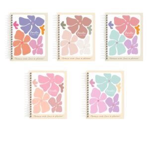 Kit Agenda, Caderno, Caneca Flores - Arquivo Digital