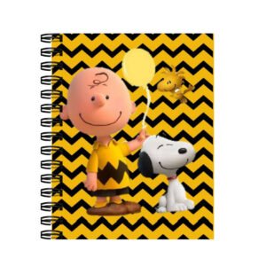 Caderno Pautado 100 folhas Charlie Brown E Snoopy A5